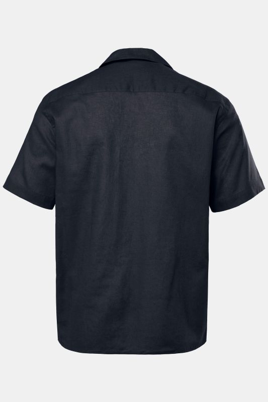 Short Sleeve Linen Blend Shirt