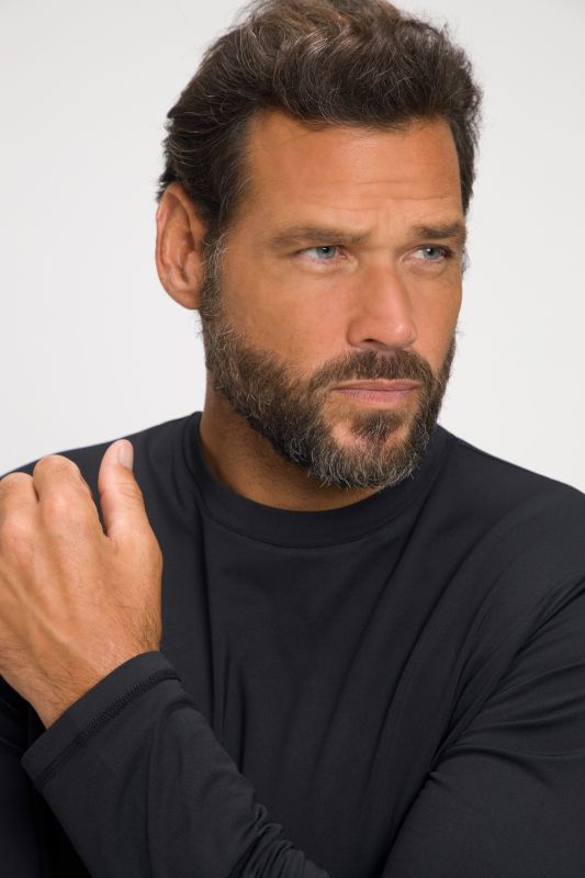 JAY-PI functional vest, skiwear, thermo, long sleeve, warm, round neckline, up to 8 XL