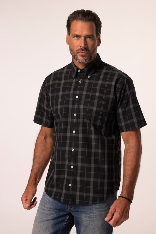 Short Sleeved Plaid Shirt