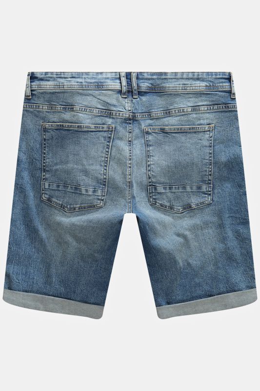 Jeans Bermuda turn-up, belly fit