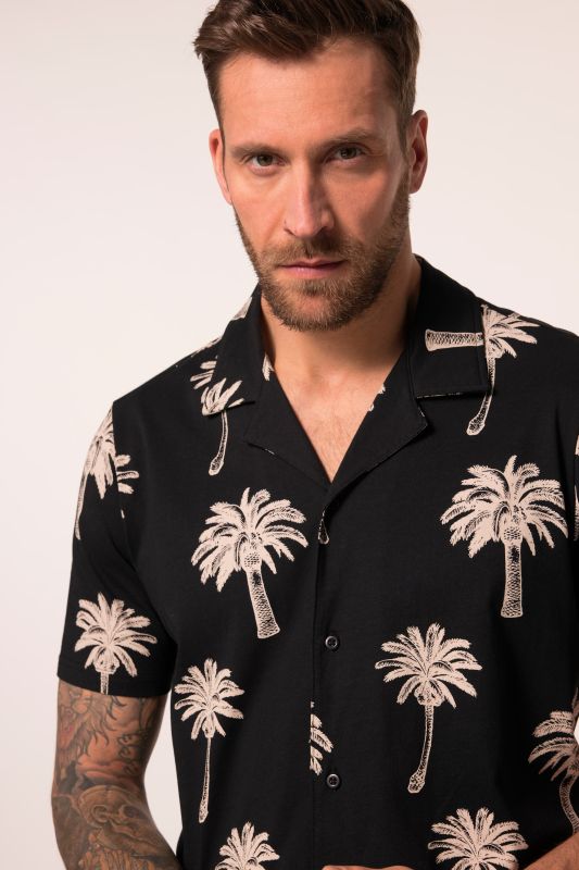 Пижама с принт на палми