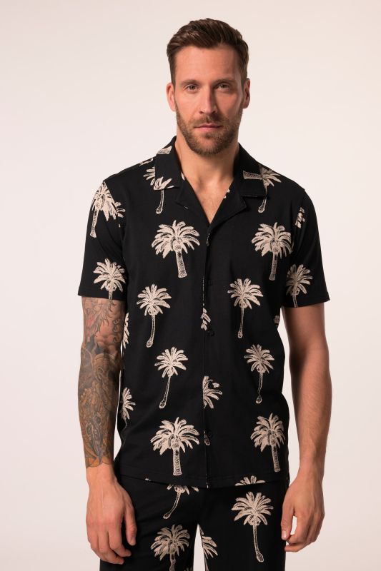 Пижама с принт на палми