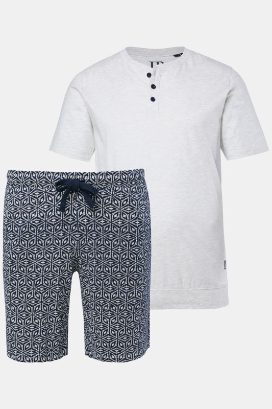 Пижама с къс ръкав и принт