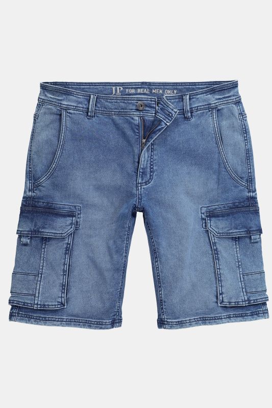 FLEXNAMIC® denim cargo Bermuda shorts