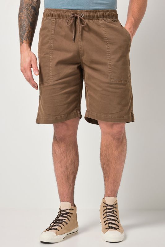 Slip-on Bermuda shorts