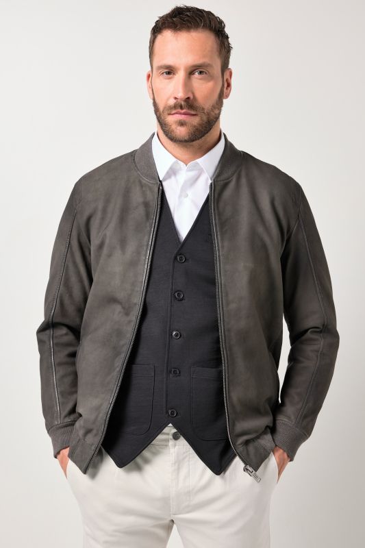 Яке от естествена агнешка кожа