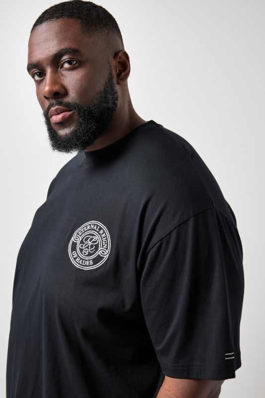 Тениска разкроена с щампи