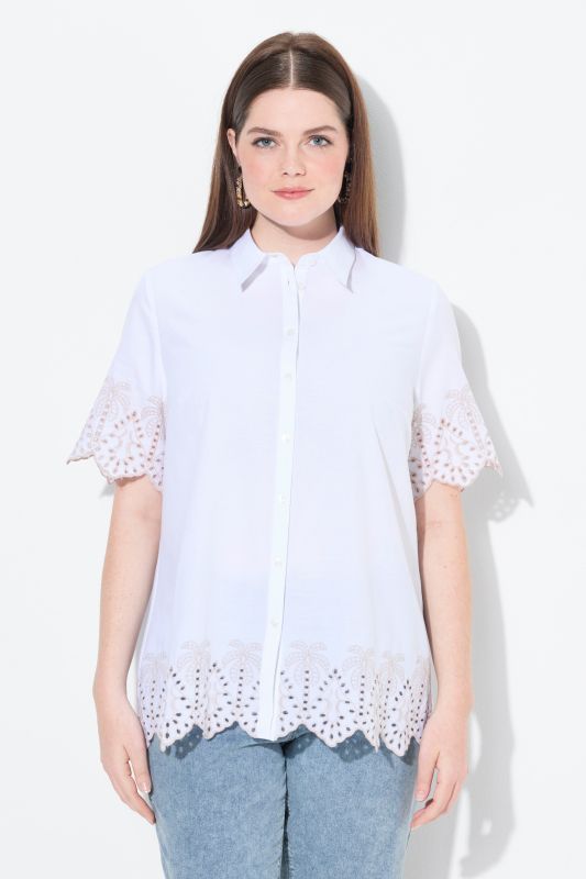 Риза с палмов принт