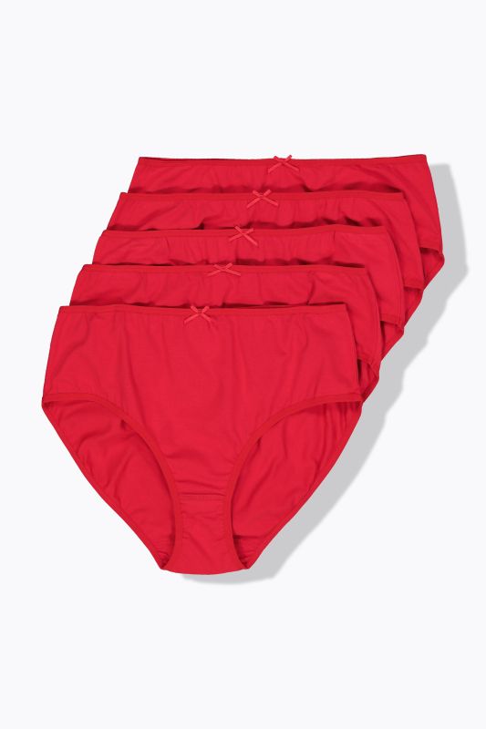 5 Pack of Stretch Cotton Panties - Solid