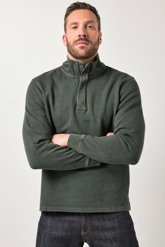 Half-zip sweatshirt