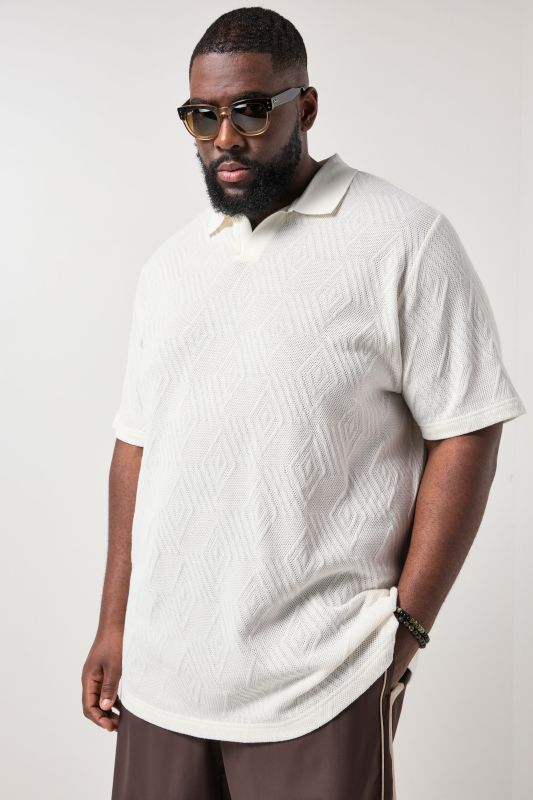 STHUGE FLEXLASTIC® jacquard polo shirt