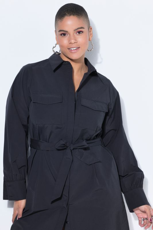 Рокля тип риза с вталена кройка