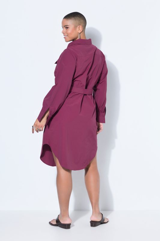 Рокля тип риза с вталена кройка