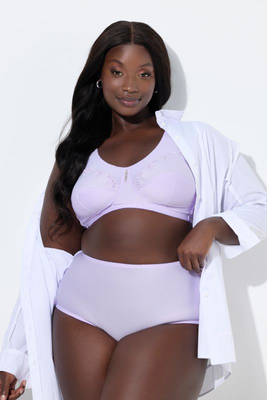 2 Pack of Stretch Microfiber Brief Panties - Pinstripe