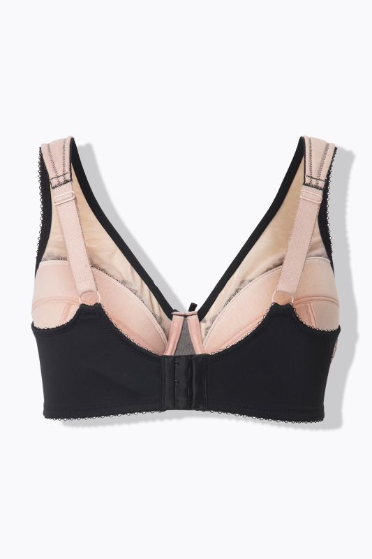 Сутиен с банели и бродерия на чашките