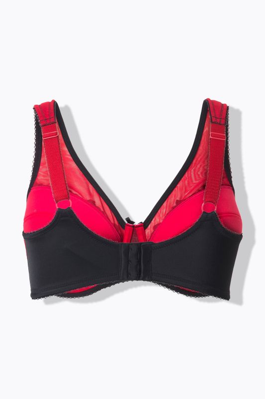 Сутиен с банели и бродерия на чашките