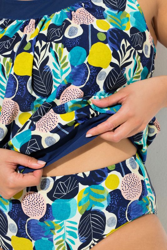 Бански танкини с флорални мотиви