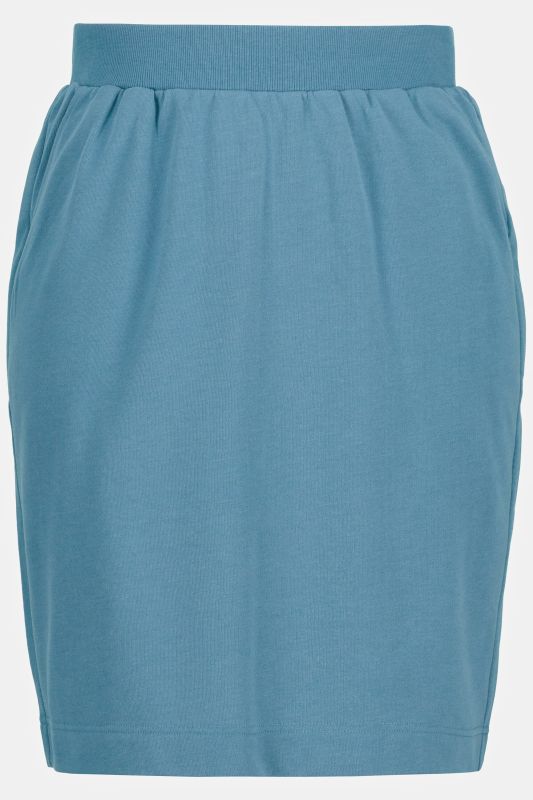 Cozy Elastic Waist Knit Lounge Skirt