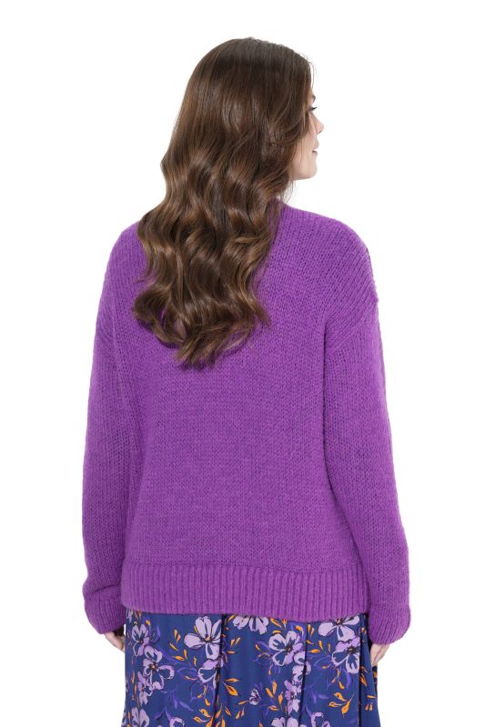 Wool Blend Open Shape Cardigan