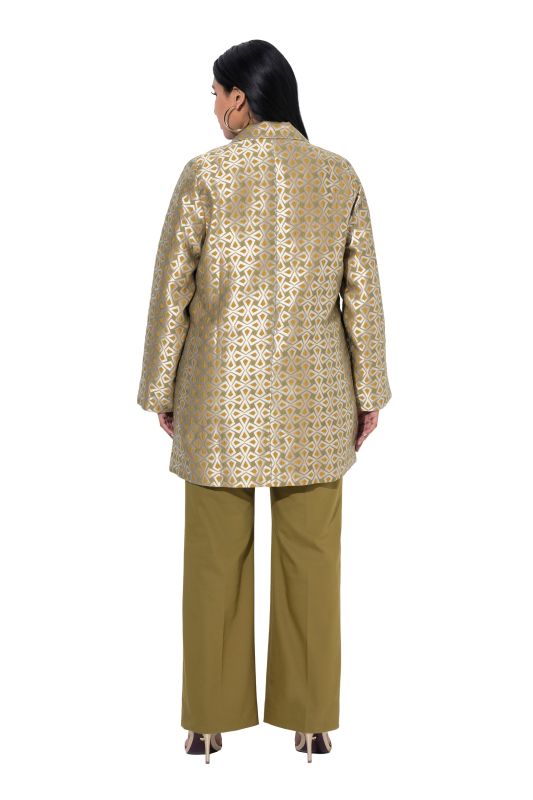 Geometric Jacquard Jacket