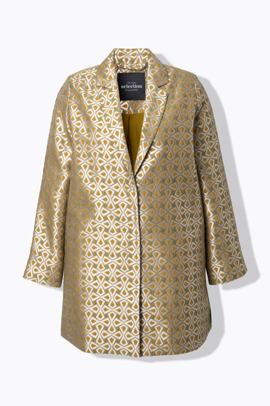 Geometric Jacquard Jacket