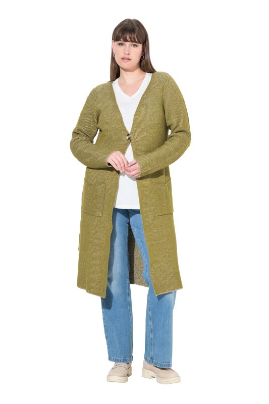 Жилетка рипсена и двуцветна