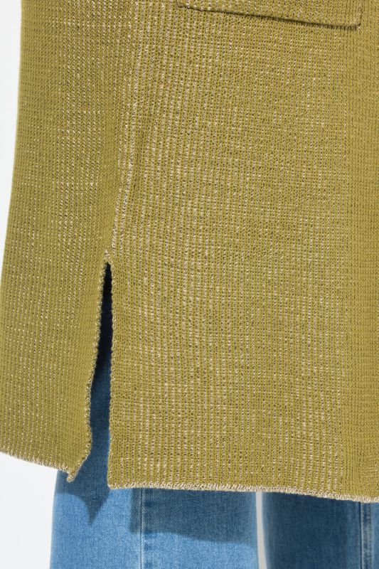 Жилетка рипсена и двуцветна