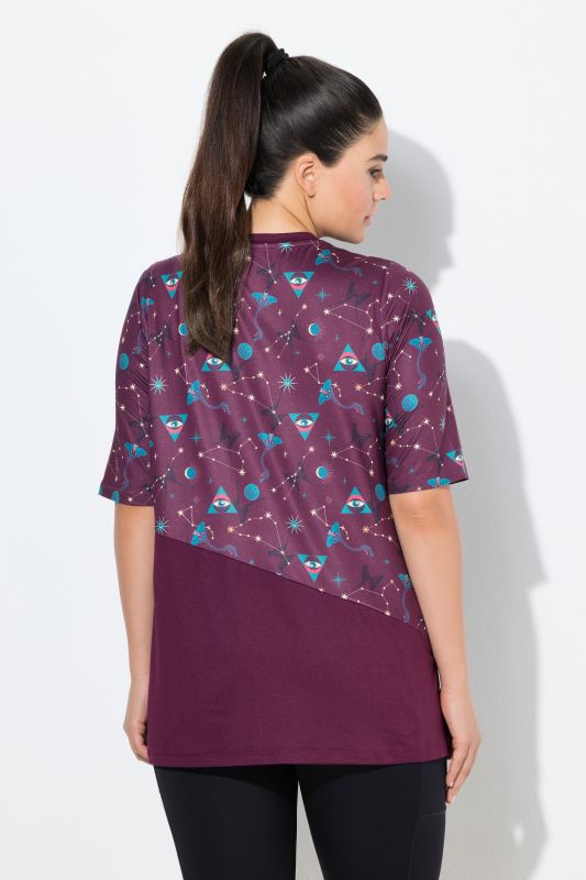 Quick Drying Celestial Print Performance Tee