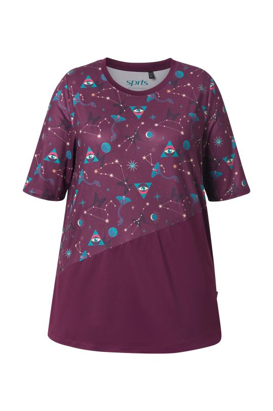 Quick Drying Celestial Print Performance Tee