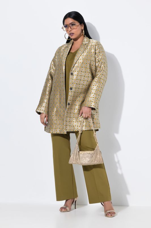 Geometric Jacquard Jacket