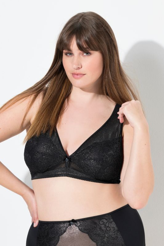 Сутиен с дантела и метални детайли