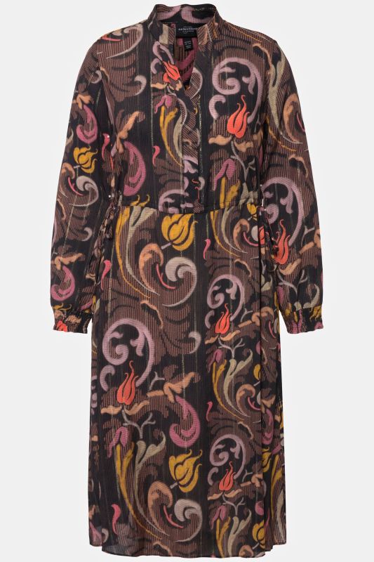 Рокля с пейзли принт