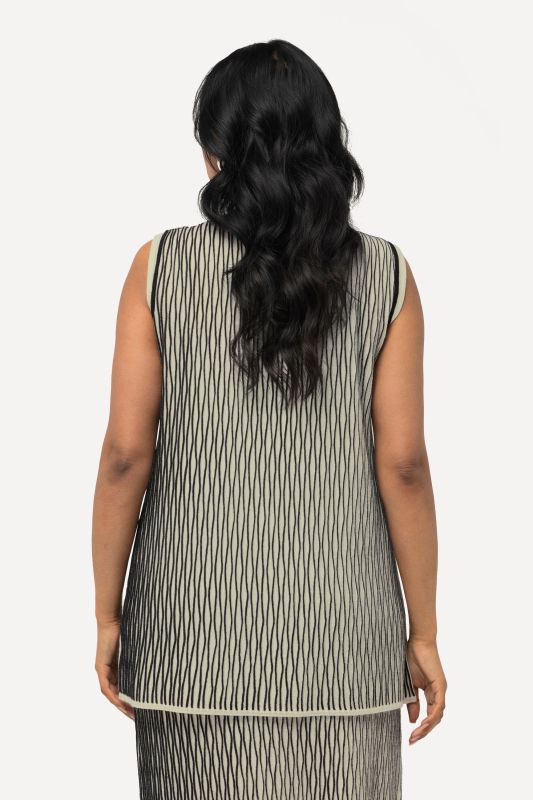 Textured Wool Blend Tank