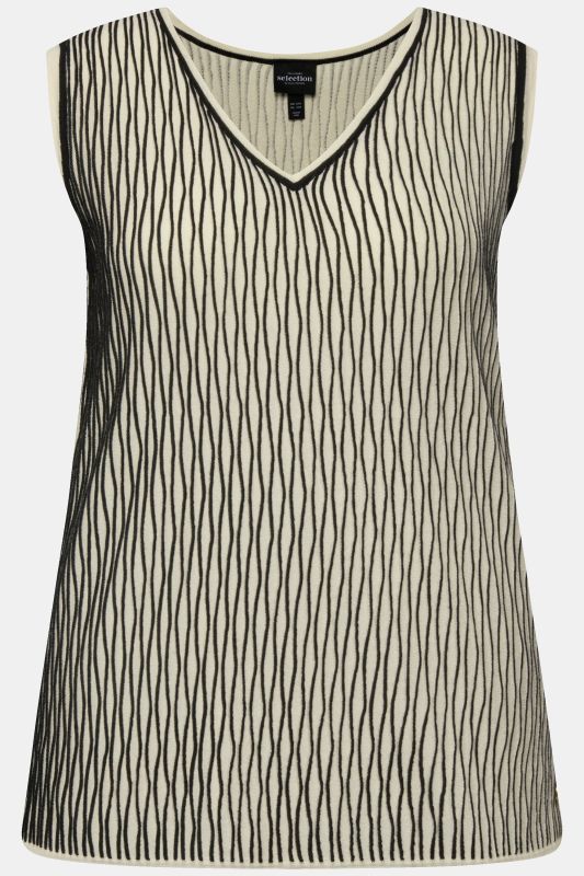 Textured Wool Blend Tank