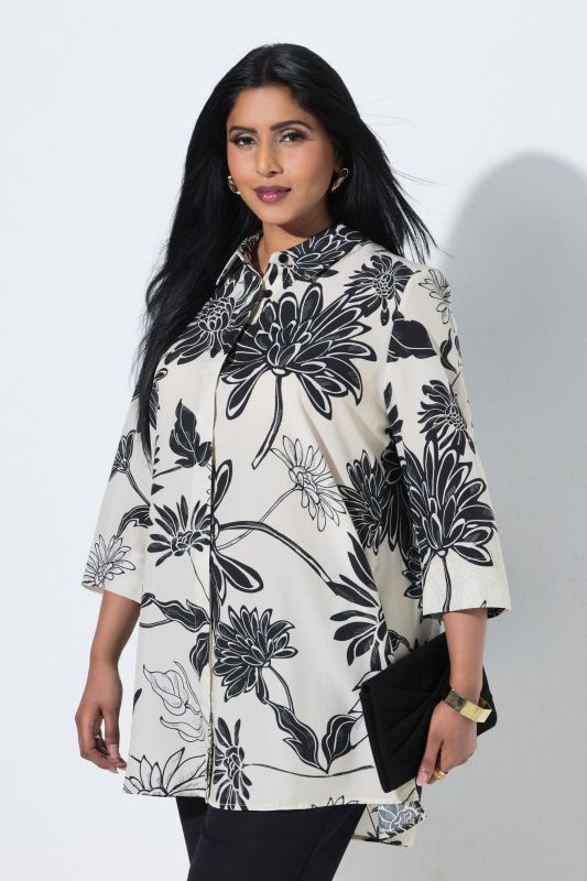 Риза от лиосел с флорален мотив