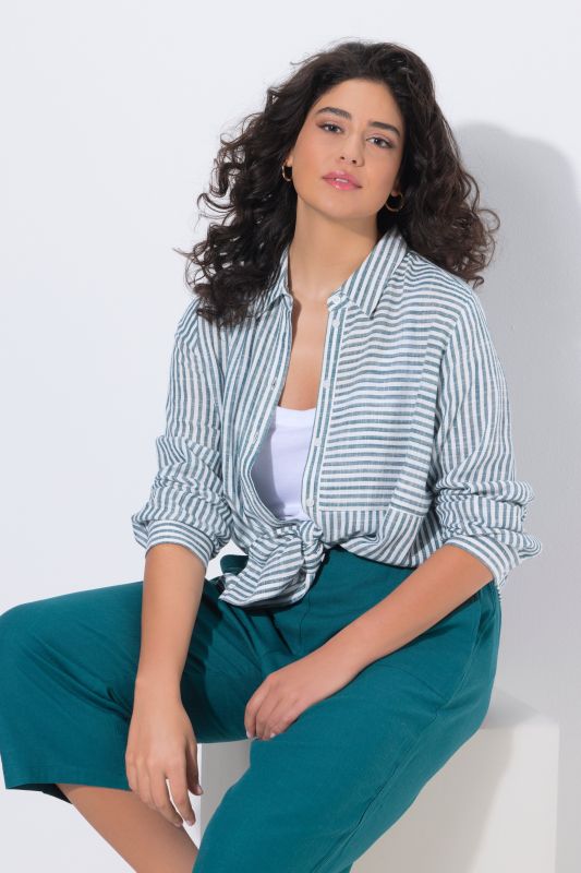 Риза ленена с микс от райета