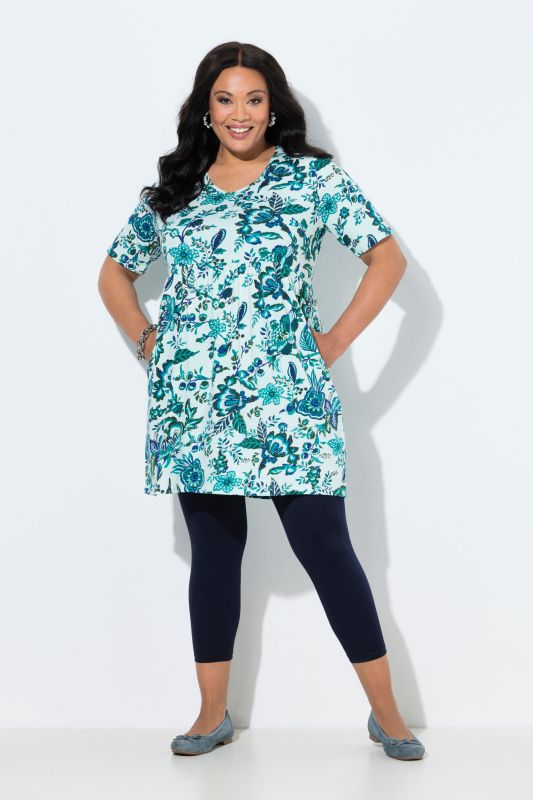 Туника с барокови цветя