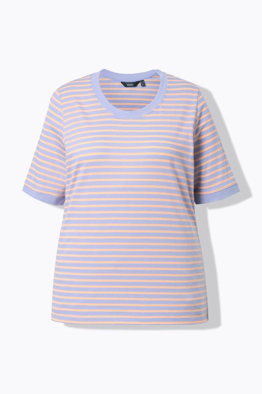 Тениска с раиран принт