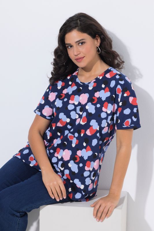 Тениска с цветни точки