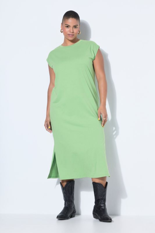 Classic Cap Sleeve Oversized  Fit Jersey Dress