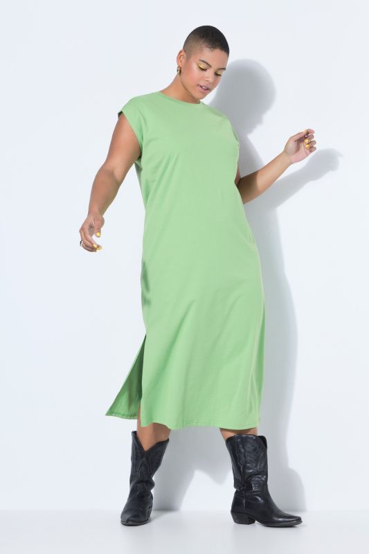 Classic Cap Sleeve Oversized  Fit Jersey Dress