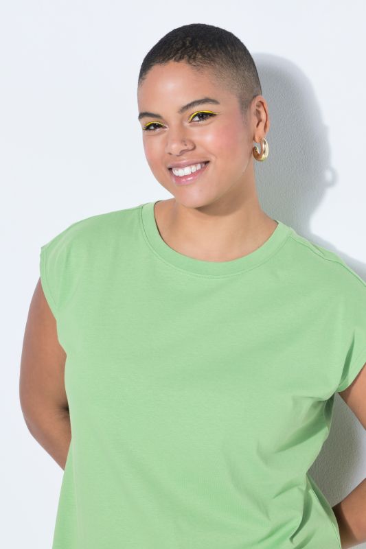 Classic Cap Sleeve Oversized  Fit Jersey Dress