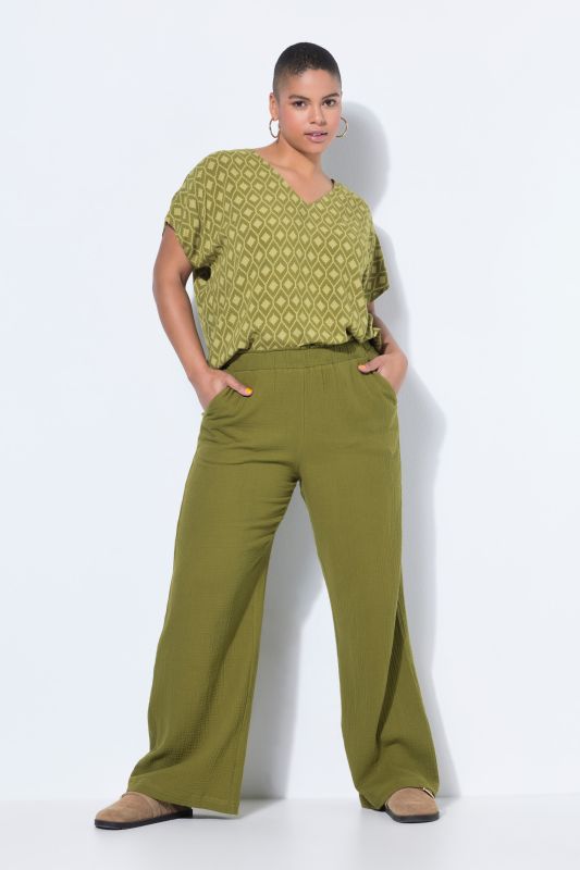 Панталон Palazzo с широки крачоли