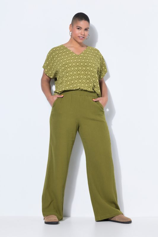 Панталон Palazzo с широки крачоли