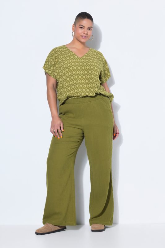 Панталон Palazzo с широки крачоли