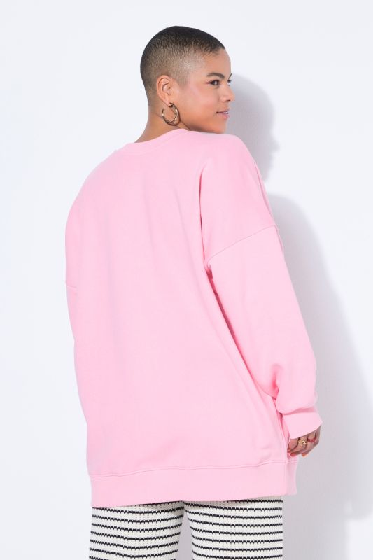 Statement Patch Long Sleeve Sweatshirt