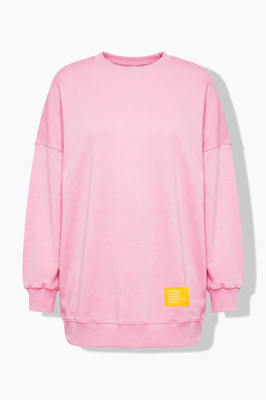 Statement Patch Long Sleeve Sweatshirt