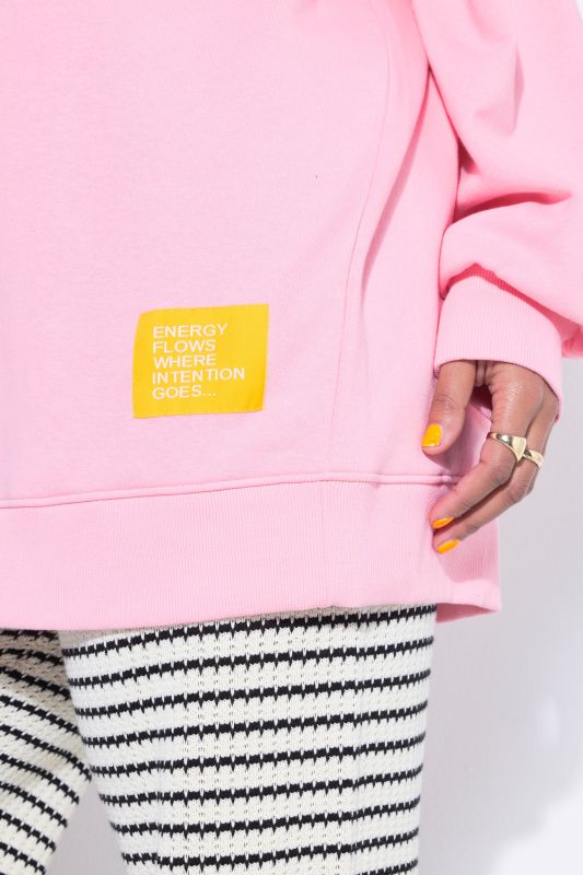 Statement Patch Long Sleeve Sweatshirt