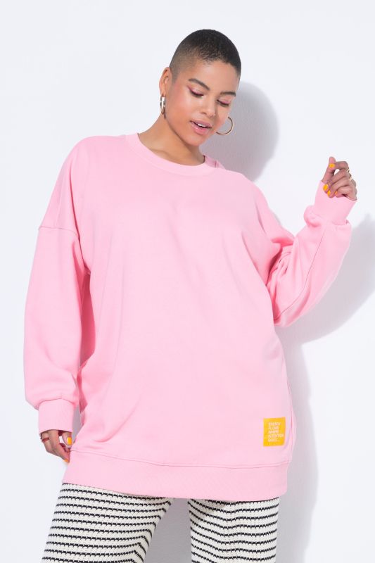 Statement Patch Long Sleeve Sweatshirt