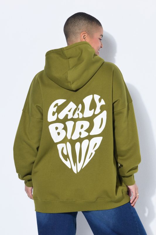 Oversized Heart Graphic Hoodie